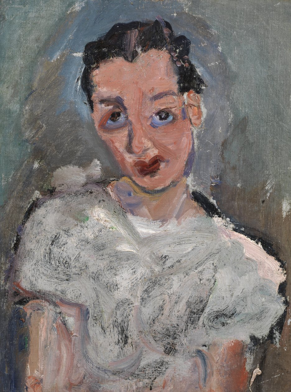 Młoda kobieta w białej bluzce autorstwa Chaim Soutine