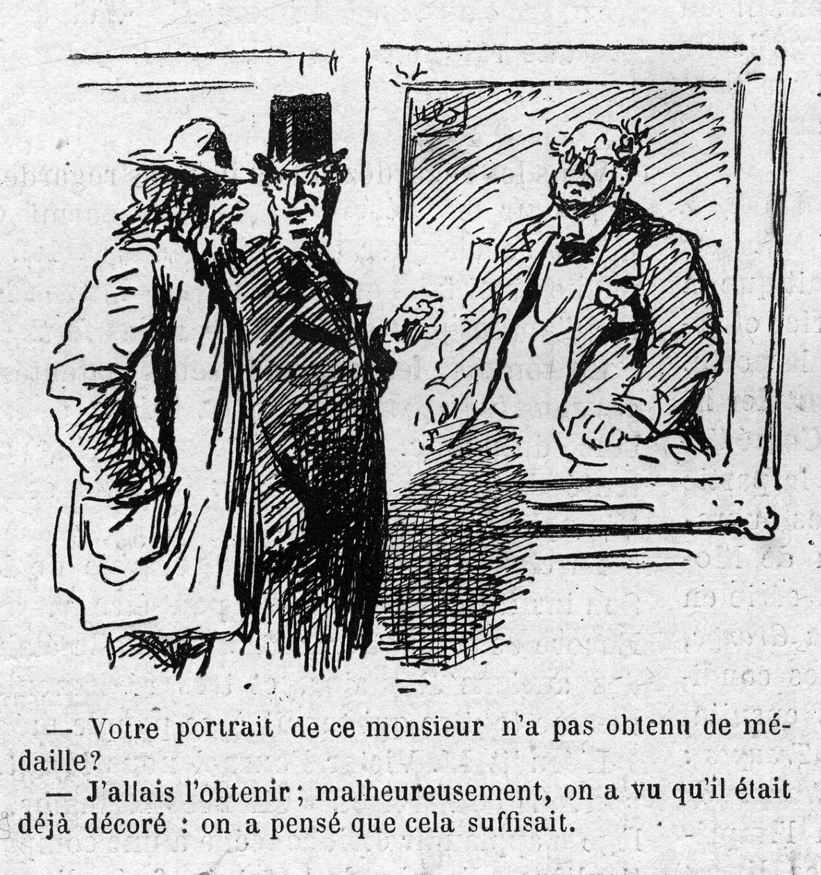 Karykatura Chama (Amedea Noego autorstwa Amédée de Noé