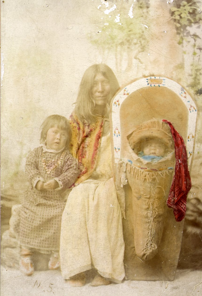 Indianie Ute, z południowego Kolorado, 1895 autorstwa Charles A. Nast