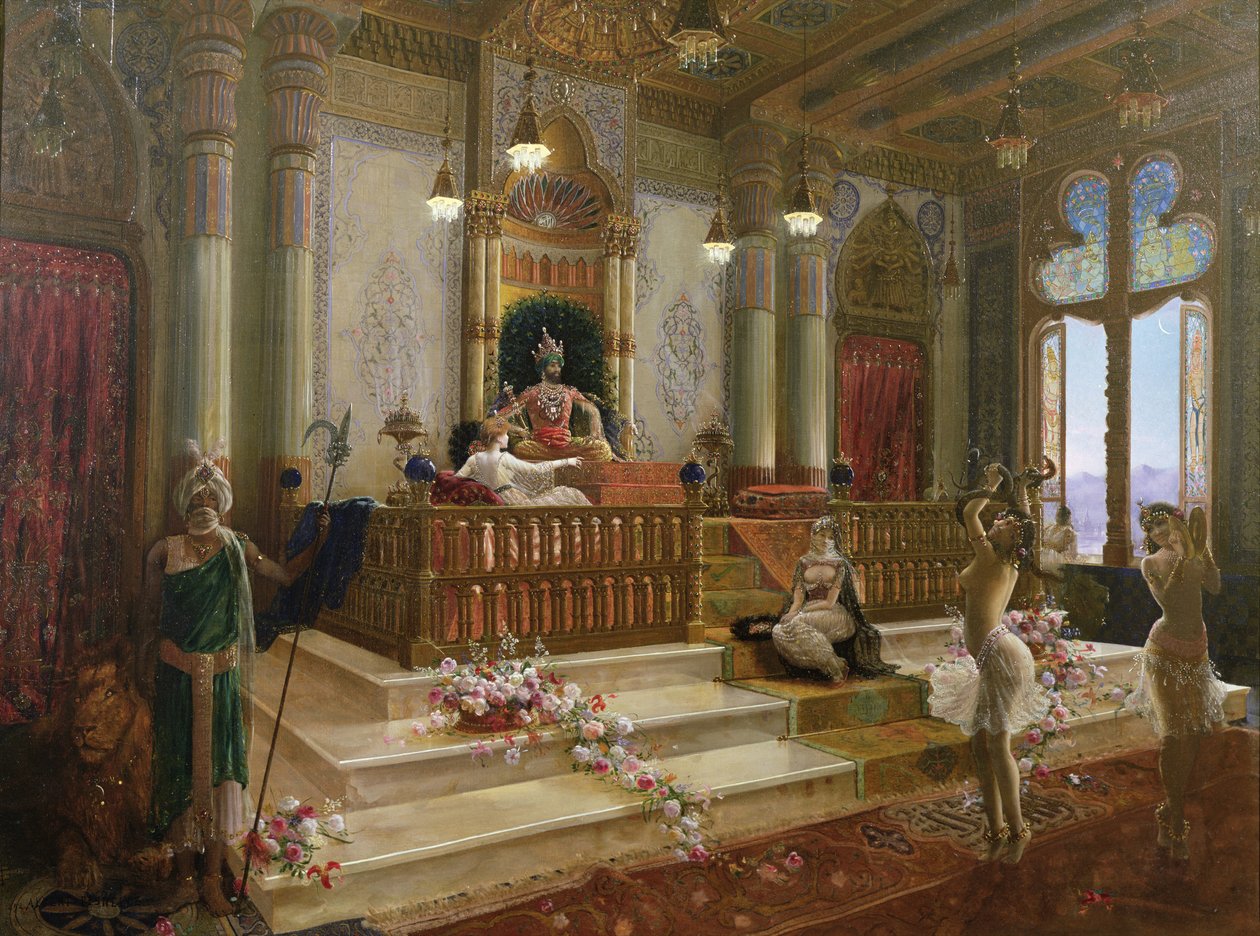 Ulubiony Maharajahs, c.1870 autorstwa Charles Albert Pesnelle