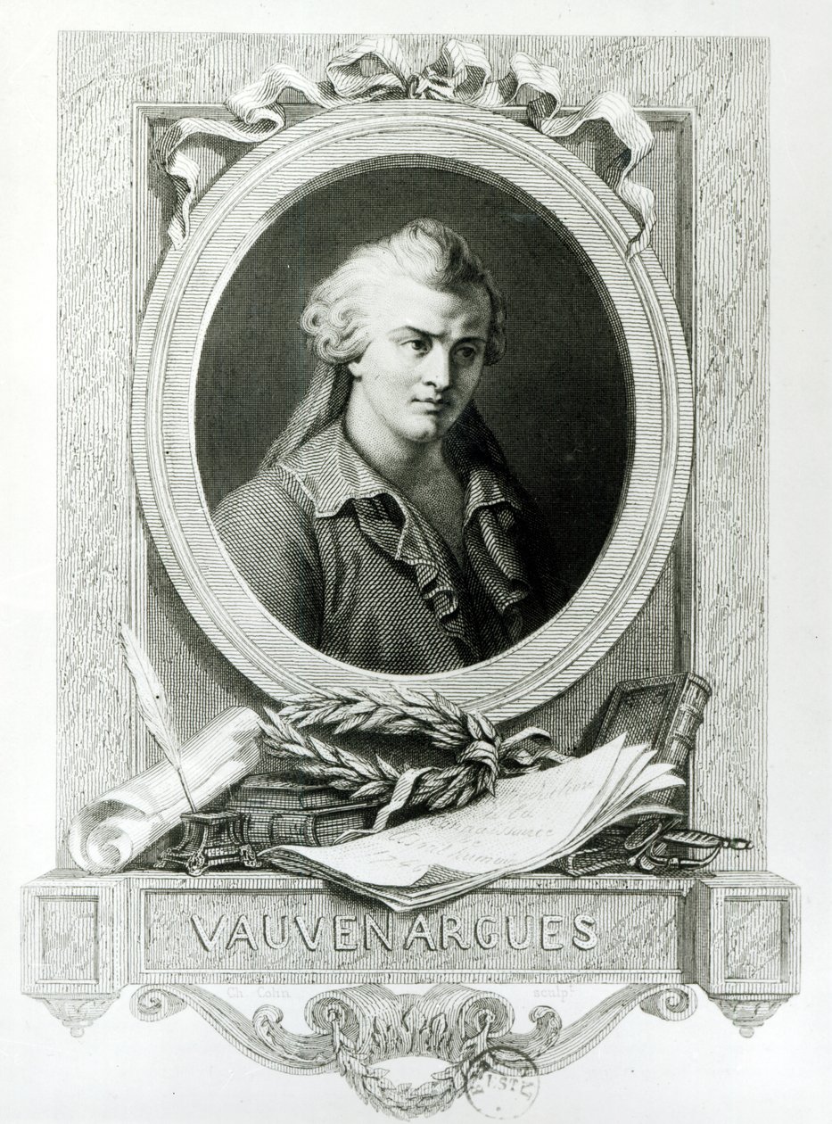 Luc de Clapiers (1715-47) markiz Vauvenargues autorstwa Charles Amedee Colin