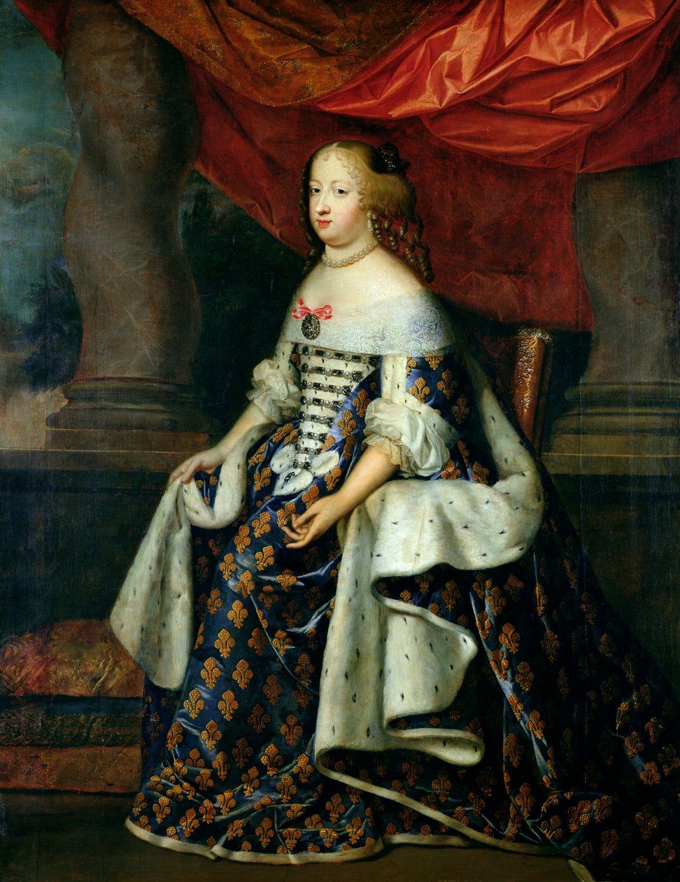 Portret Marii Teresy (1638-83) Austrii, po 1660 autorstwa Charles Beaubrun