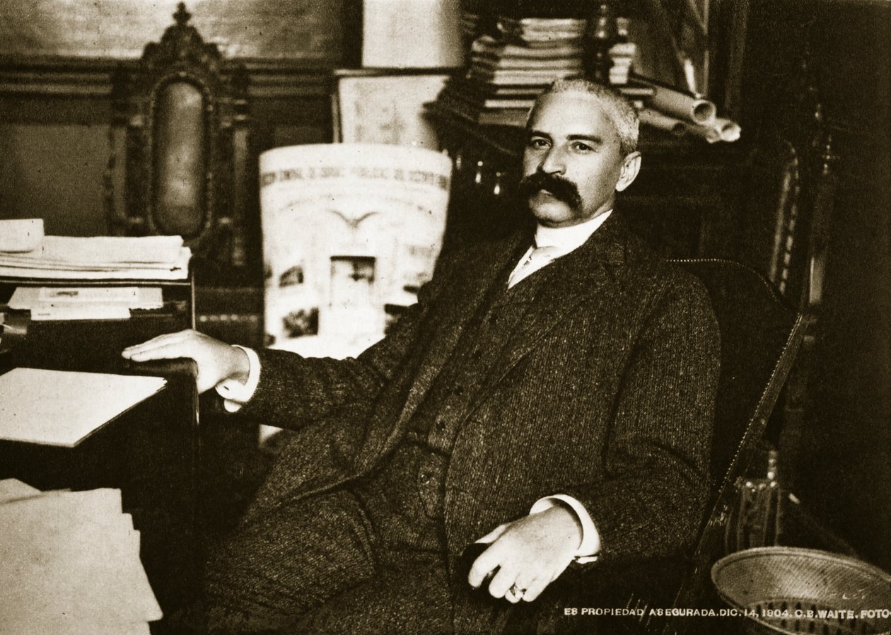 Wiceprezydent Ramon Corral, 14 grudnia 1904 (fot. bw) autorstwa Charles Burlingame Waite