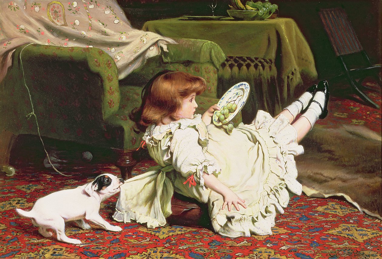 Czas na zabawę, 1886 autorstwa Charles Burton