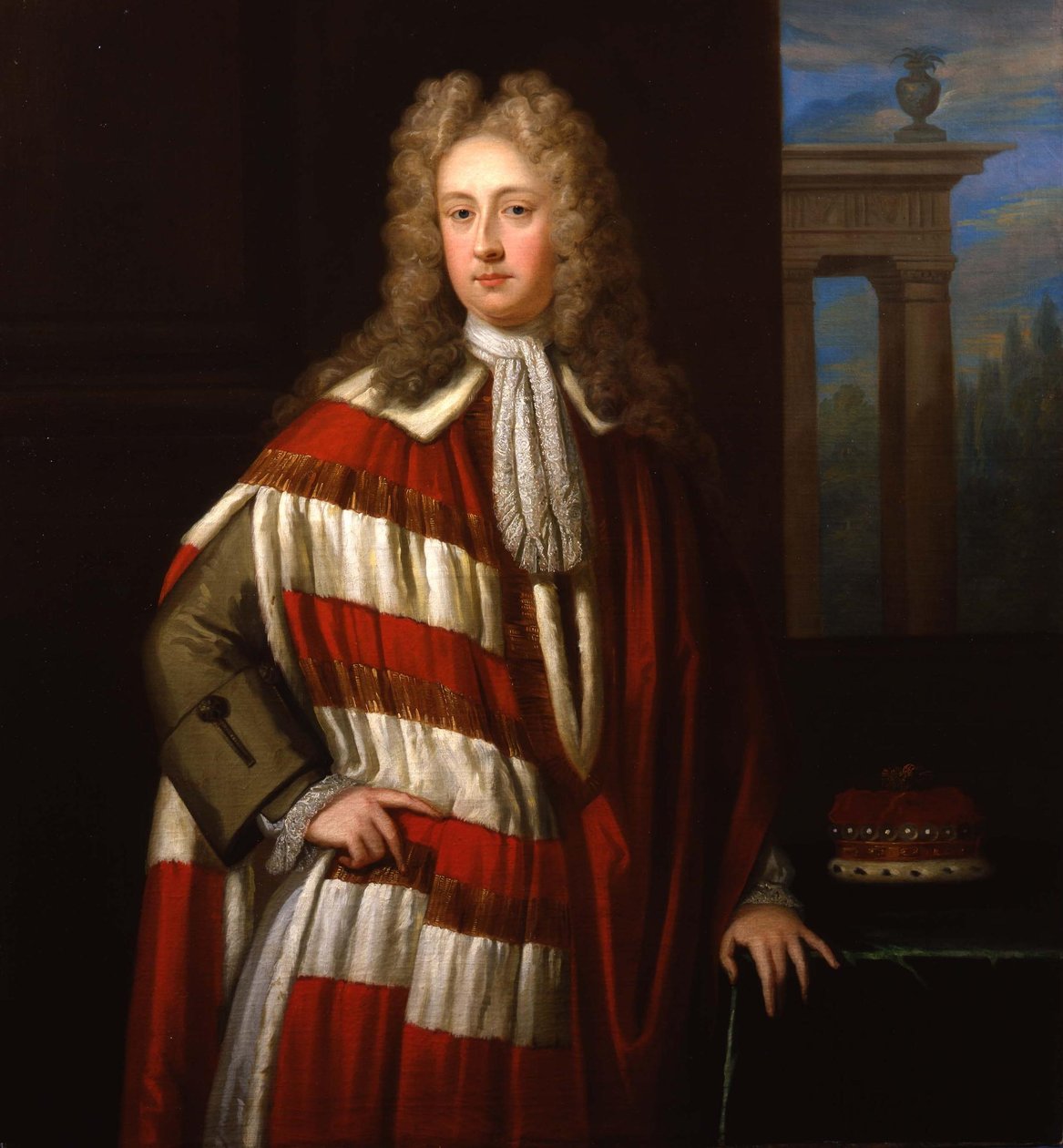 Portret Henryka St Johna, 1. wicehrabiego Bolingbroke (1678-1751) autorstwa Charles D