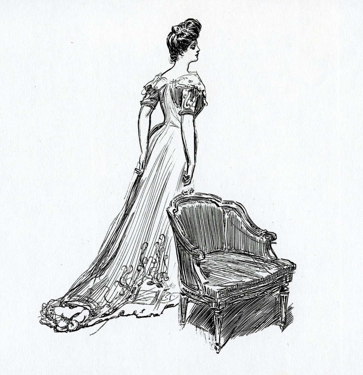 Dziewczyna Gibsona, ok. 1902 r. autorstwa Charles Dana Gibson
