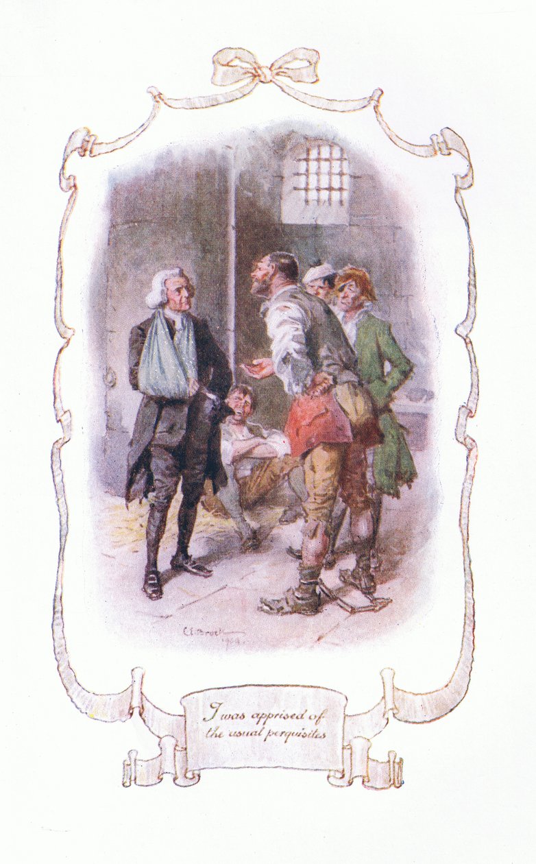Zostałem poinformowany o zwykłych wymaganiach, z The Vicar of Wakefield opublikowanego przez JM Dent & Son Ltd, lata 20. autorstwa Charles Edmund Brock