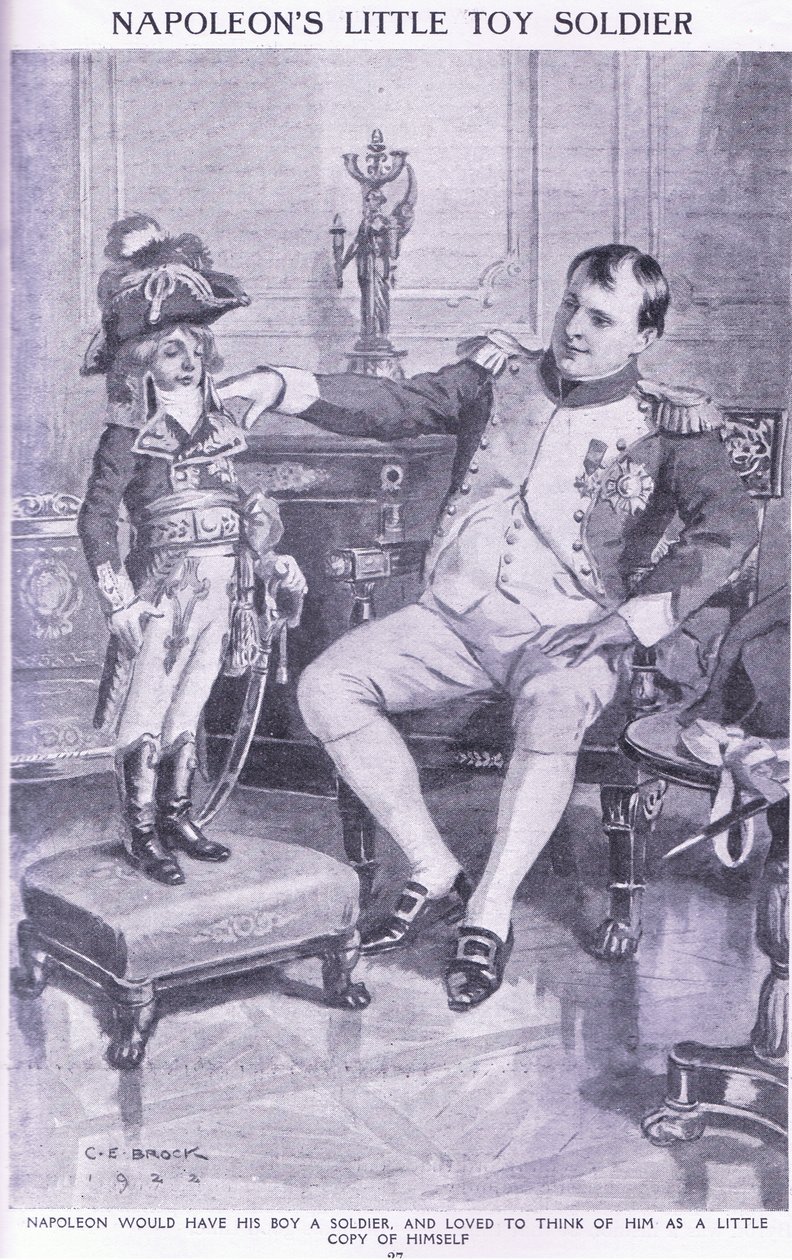 Mały żołnierz-zabawka Napoleona autorstwa Charles Edmund Brock