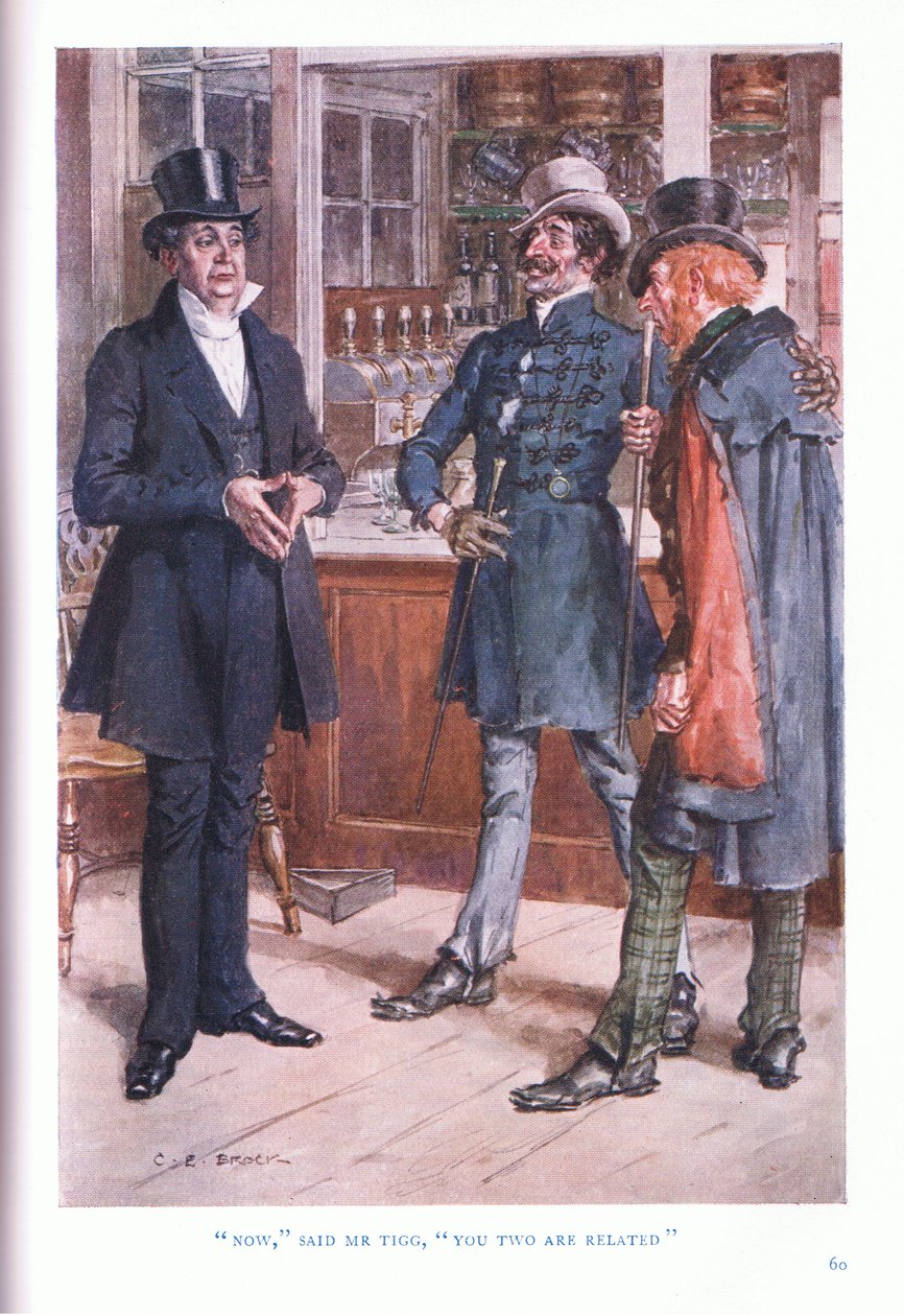 Teraz powiedział pan Tigg, jesteście spokrewnieni. autorstwa Charles Edmund Brock