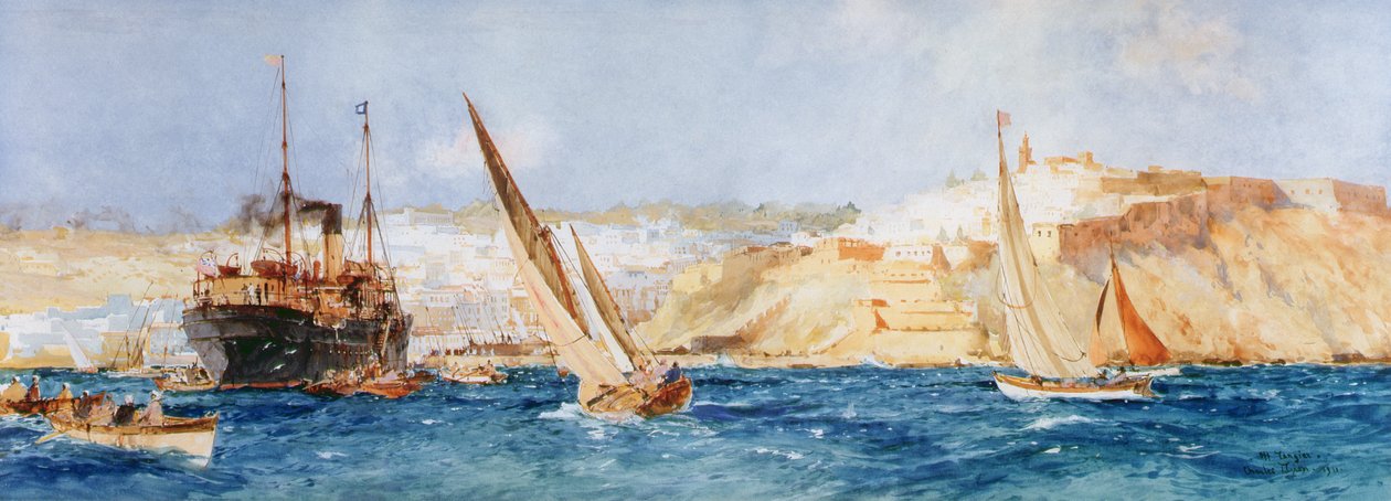 Tanger, 1911 (wc i gwasz na papierze) autorstwa Charles Edward Dixon