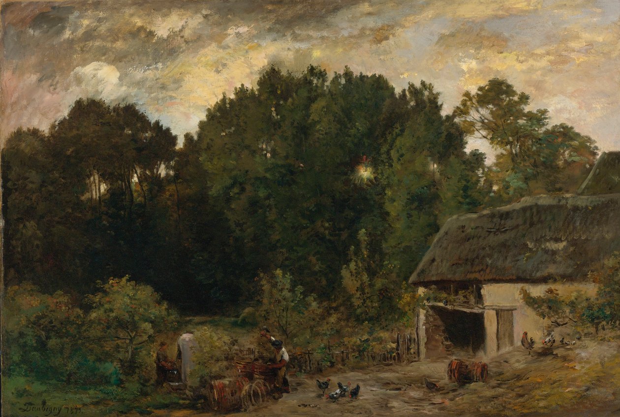 Bednarz autorstwa Charles Francois Daubigny