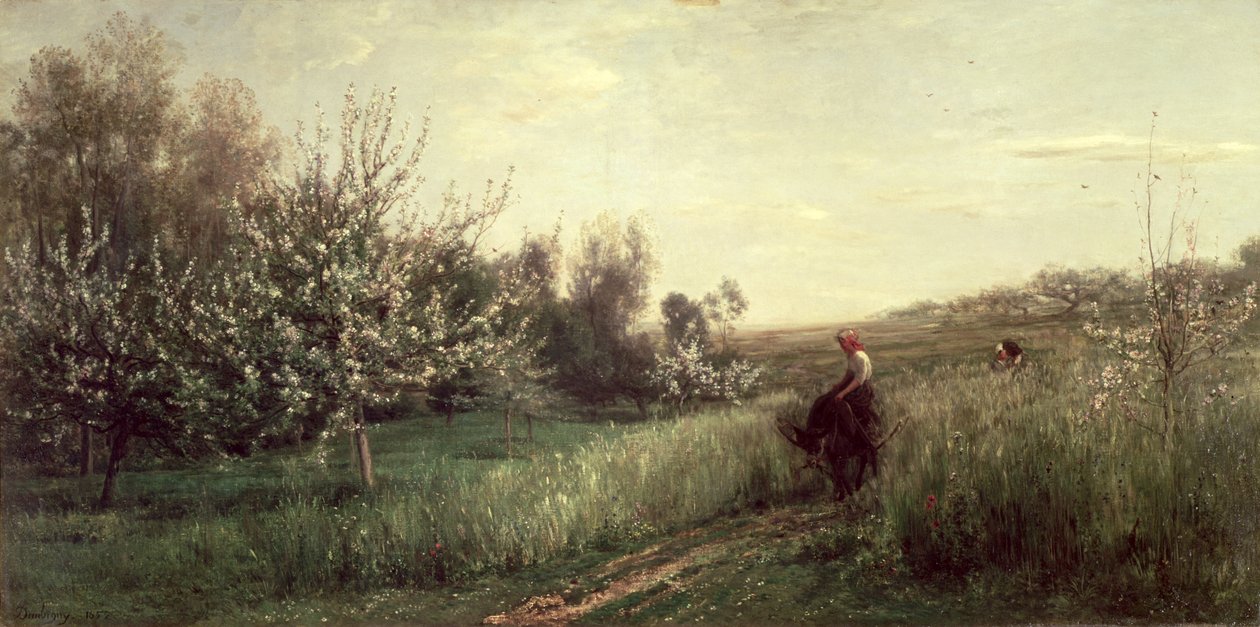 Wiosna, 1857 autorstwa Charles Francois Daubigny
