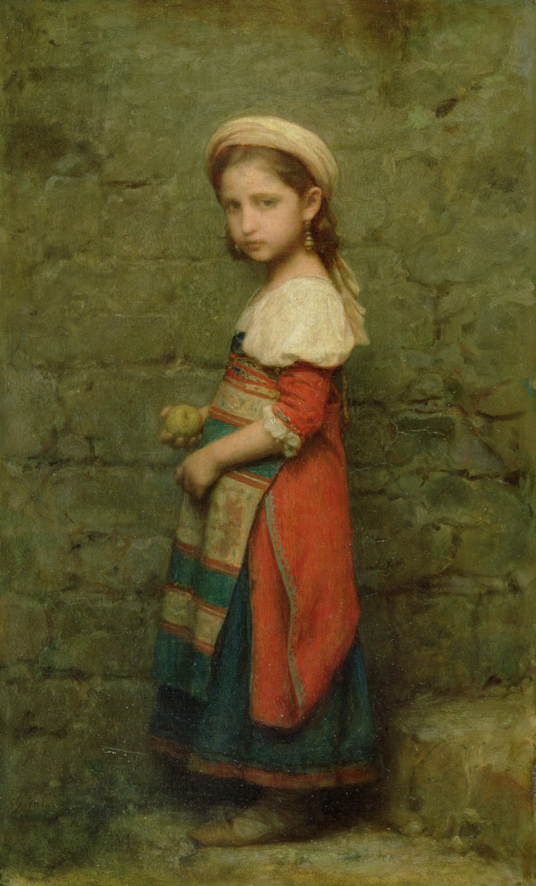 Włoska dziewczyna, 1863 autorstwa Charles François Jalabert
