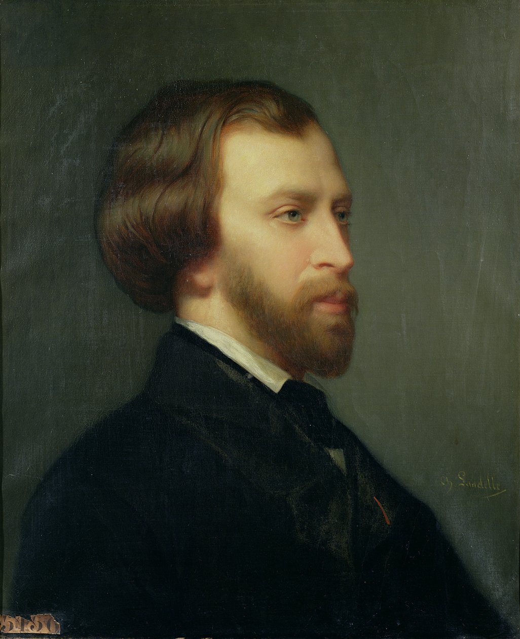 Portret Alfreda de Musset (1810-57) autorstwa Charles Landelle