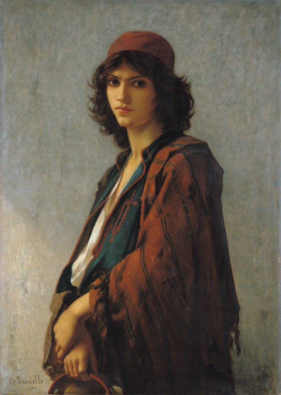Młody czeski Serb, 1872 autorstwa Charles Landelle