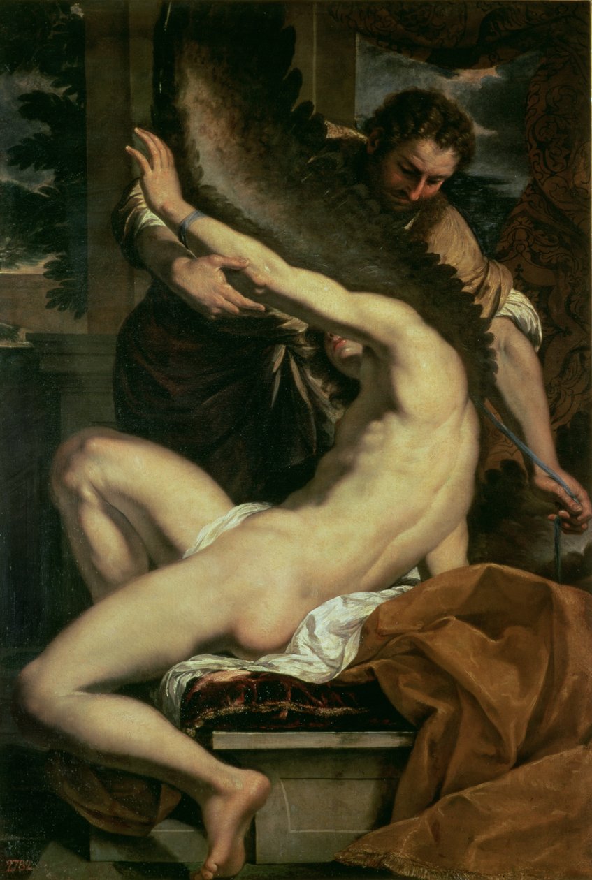 Dedal i Ikar, 1642-6 autorstwa Charles Le Brun