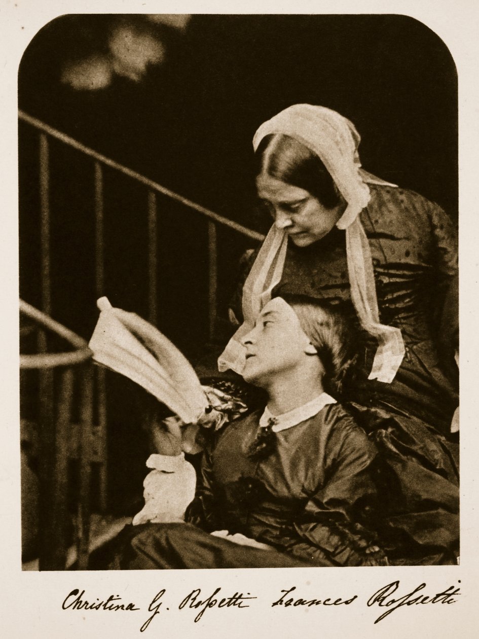 Christina Rossetti i jej Matka Frances Rossetti, 7 października 1863 r. autorstwa Charles Lutwidge Dodgson