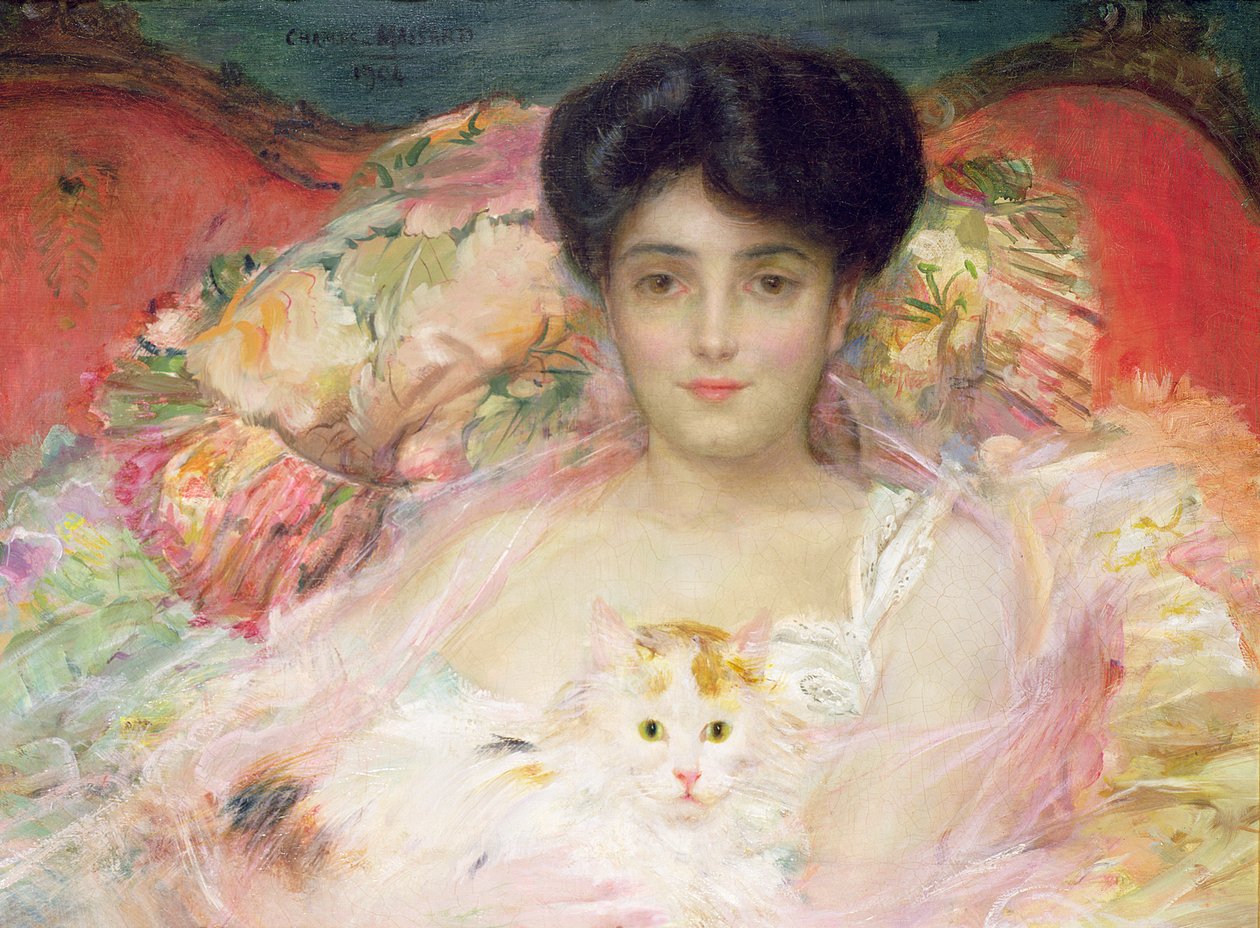 Мууртай хатагтай, 1904 (газрын тос) поли autorstwa Charles Massard