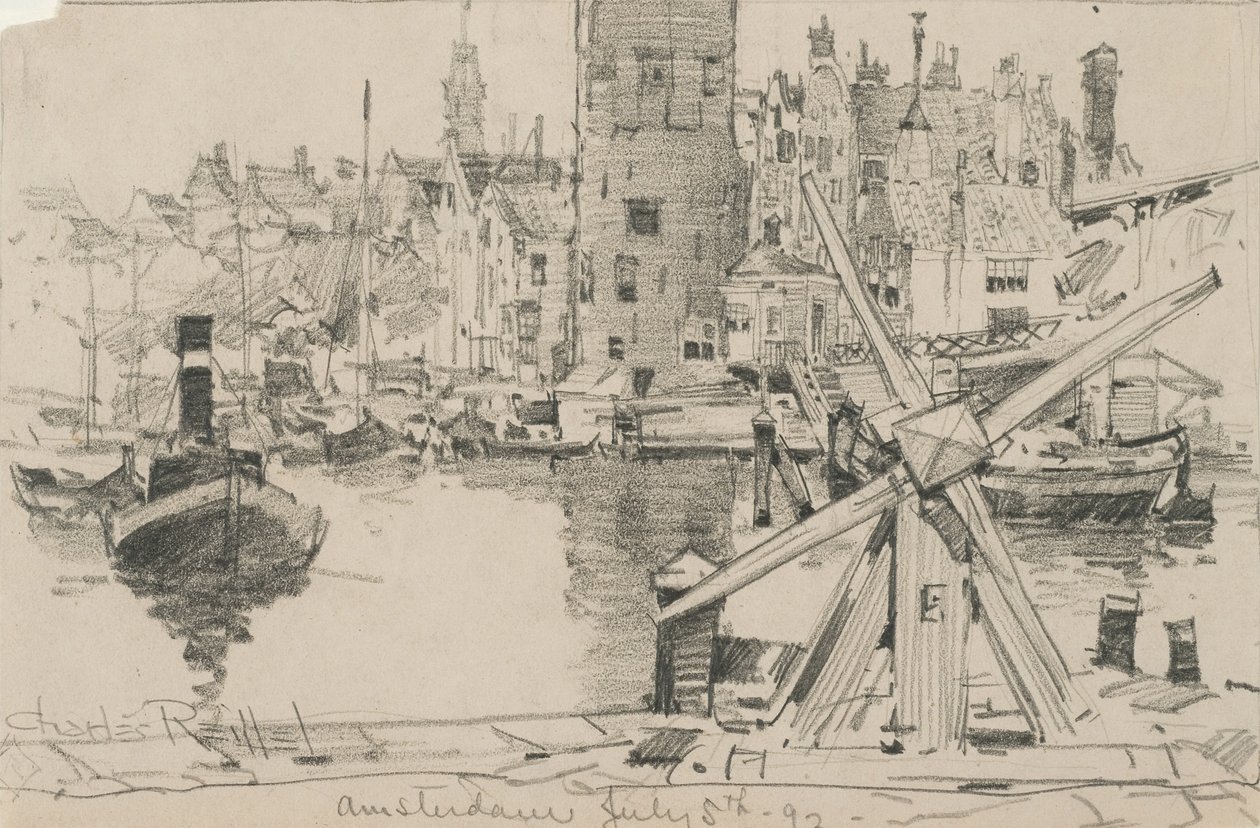 Amsterdam, 5 lipca 1892 (grafit na papierze) autorstwa Charles P. Reiffel