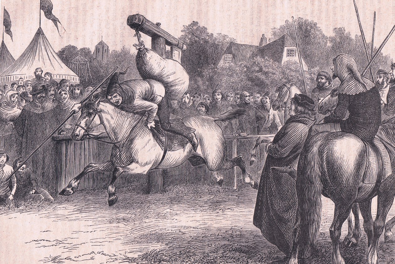 Angielskie merrymaking w XIV wieku autorstwa Charles Ricketts