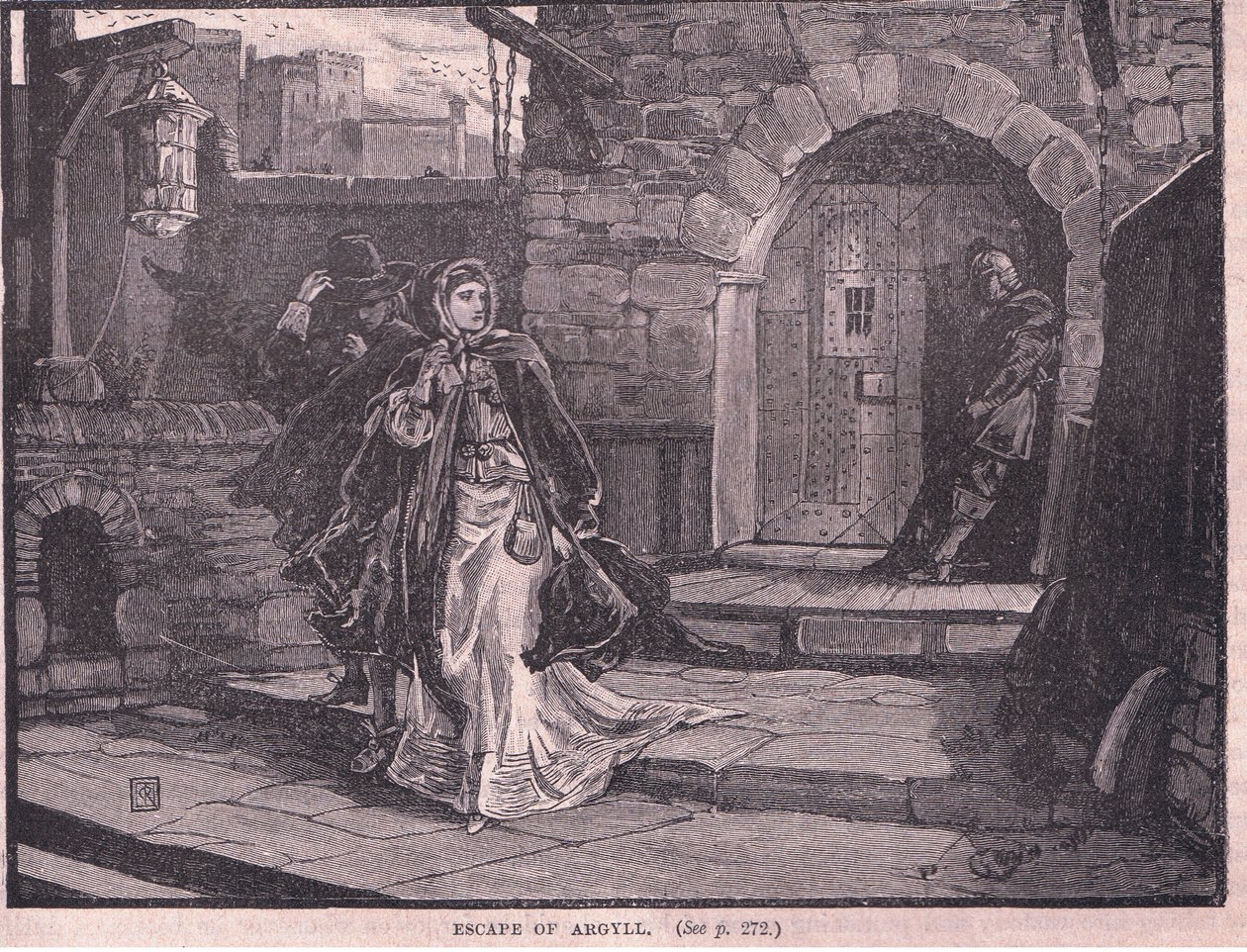 Ucieczka Argyll AD 1681 autorstwa Charles Ricketts