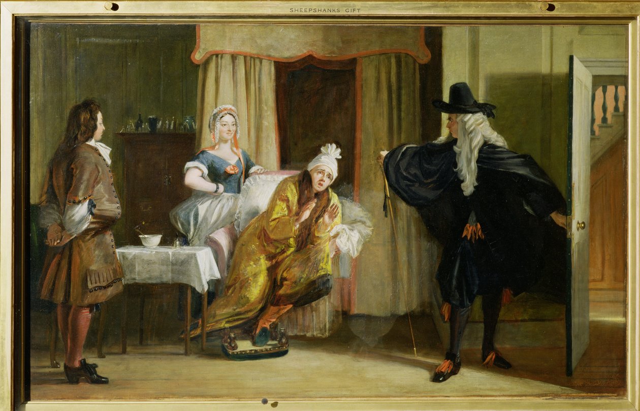 Scena z "Le Malade Imaginaire" Moliere