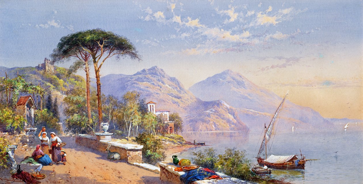 W pobliżu Neapolu, 1883 r. autorstwa Thomas Charles Leeson Rowbotham