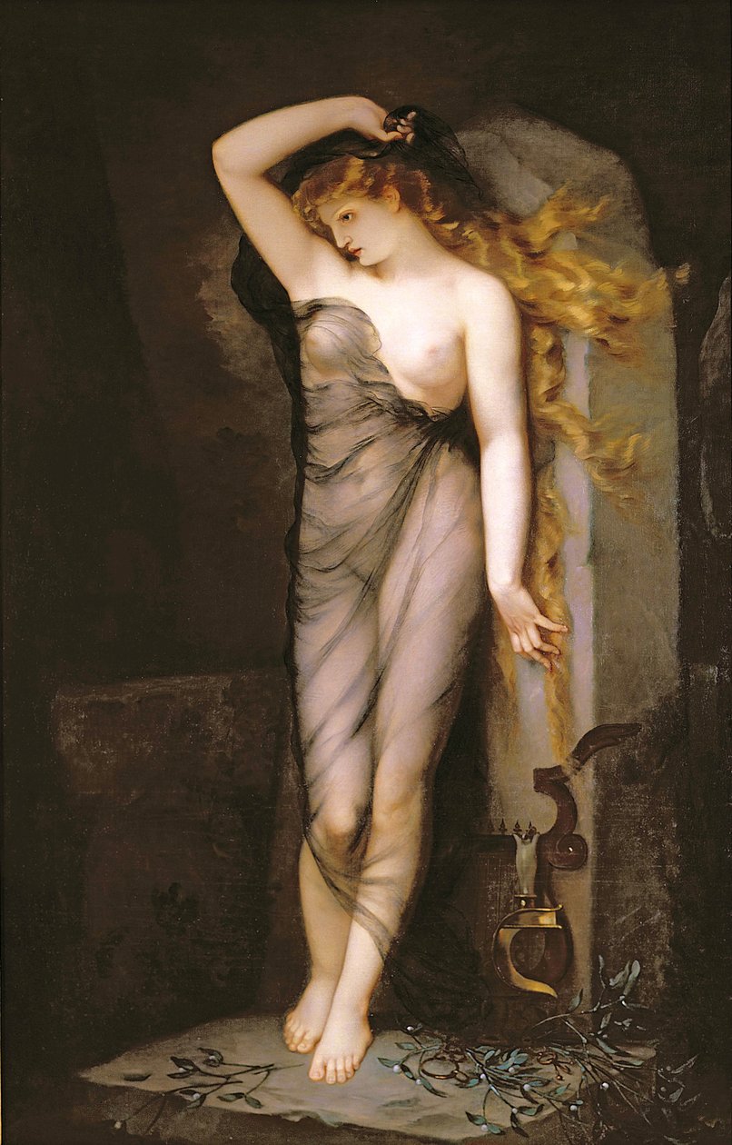 Velleda, przed 1869 autorstwa Charles Voillemot