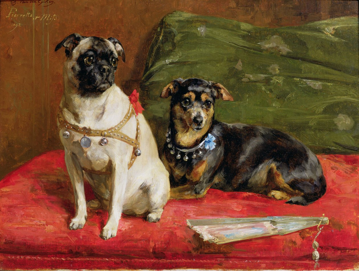 Pierette i Mifs, 1892 autorstwa Charles van den Eycken