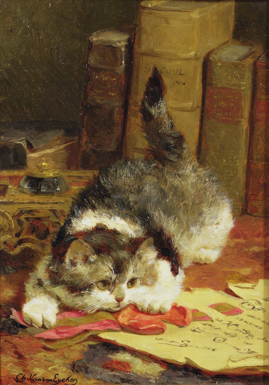 Stalking Cat autorstwa Charles van den Eycken