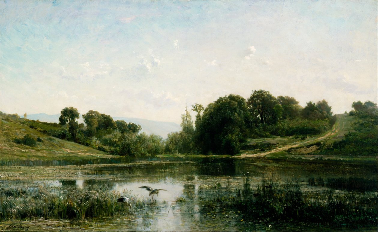 Stawy w Gylieu autorstwa Charles Francois Daubigny