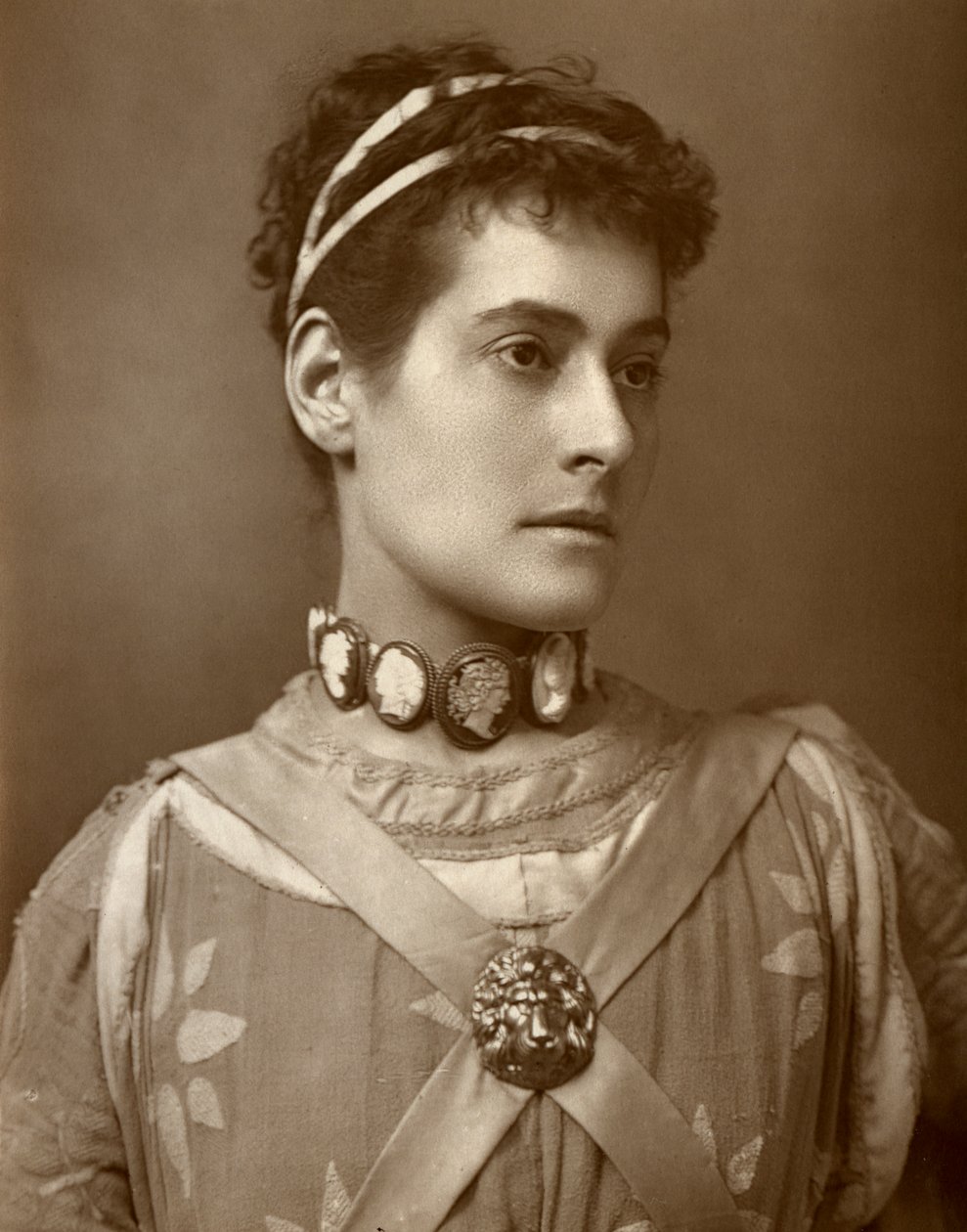 Myra Holme, brytyjska aktorka, 1884 autorstwa Charles A. Long
