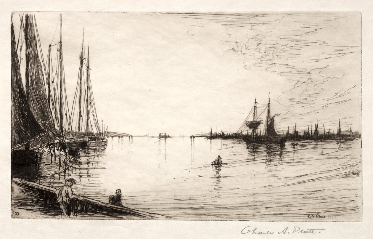 Providence, Rhode Island, 1881. autorstwa Charles Adams Platt