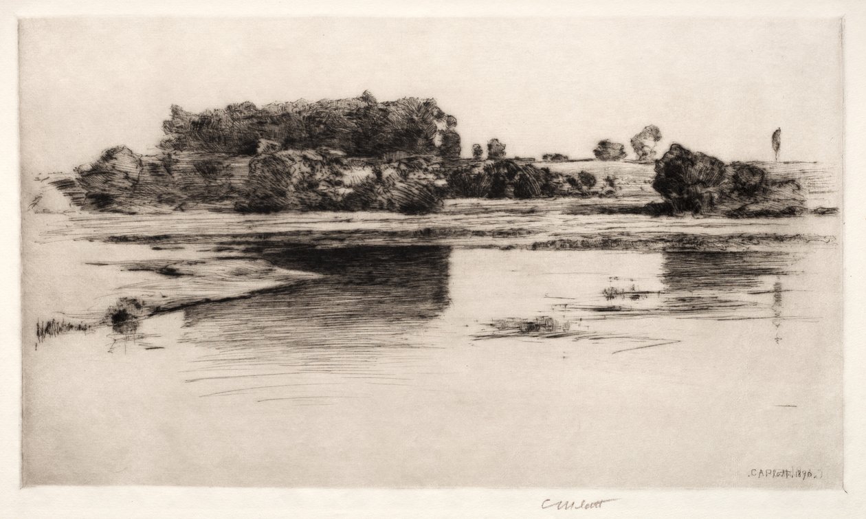 Rzeka Charles, 1890. autorstwa Charles Adams Platt