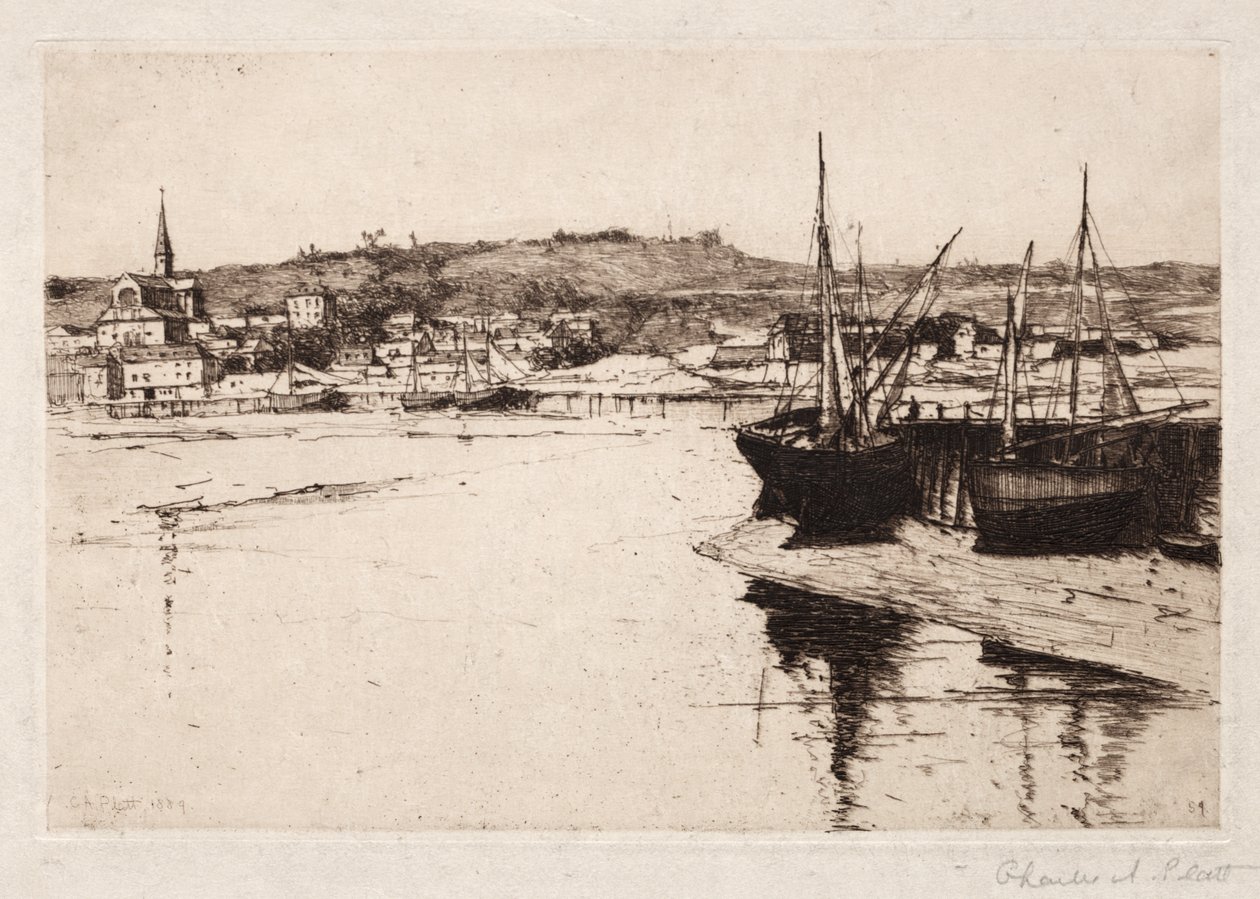 Trouville, 1889. autorstwa Charles Adams Platt