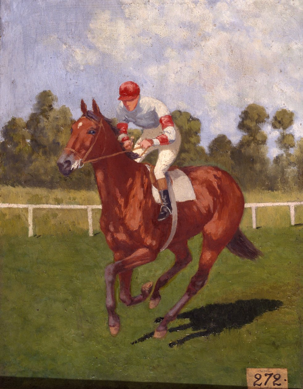 Wyścigi konne autorstwa Charles Ancelin