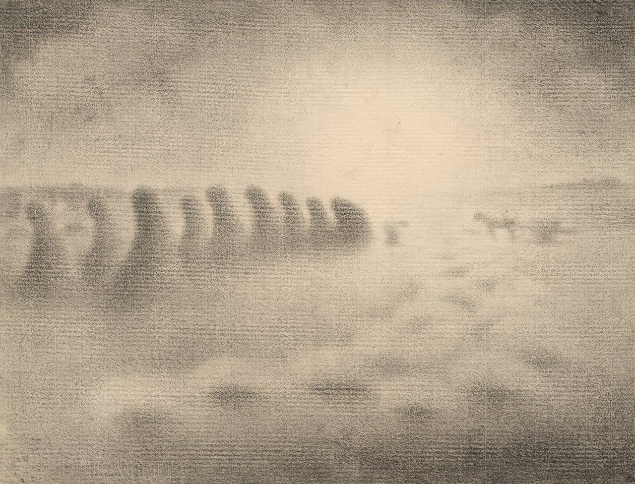 Koniec żniw autorstwa Charles Angrand