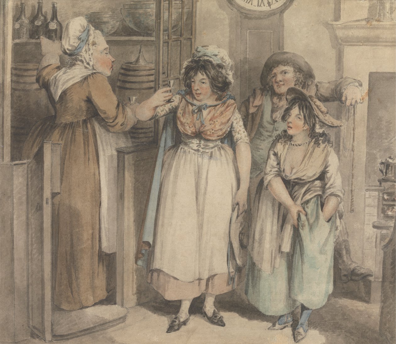 Poczęstunek w St. Giles autorstwa Charles Ansell