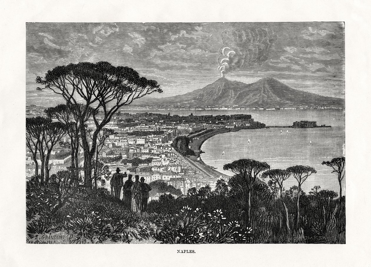 Neapol, Włochy, 1879 autorstwa Charles Barbant