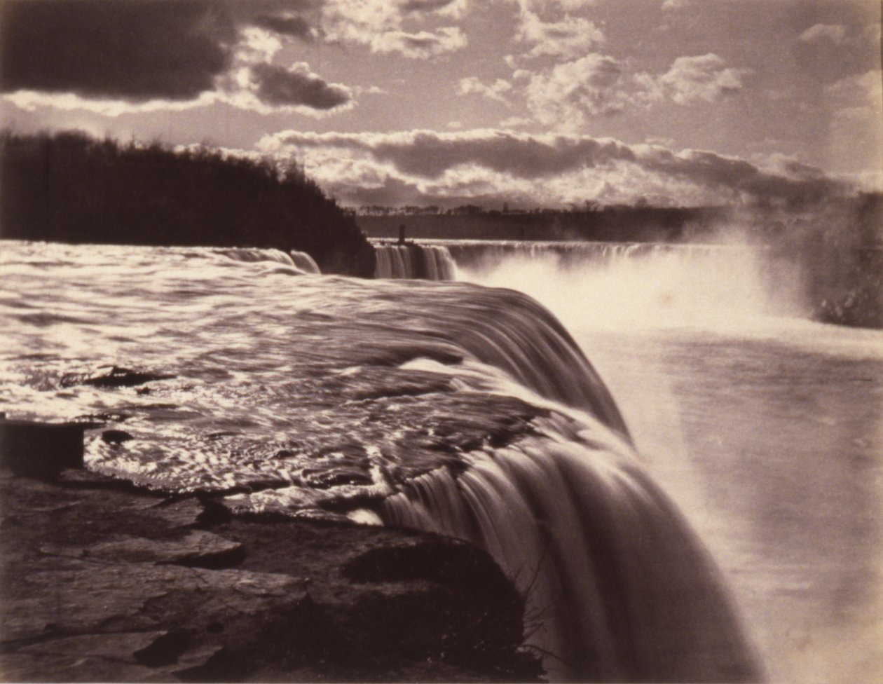 Wodospad Niagara od strony amerykańskiej autorstwa Charles Bierstadt