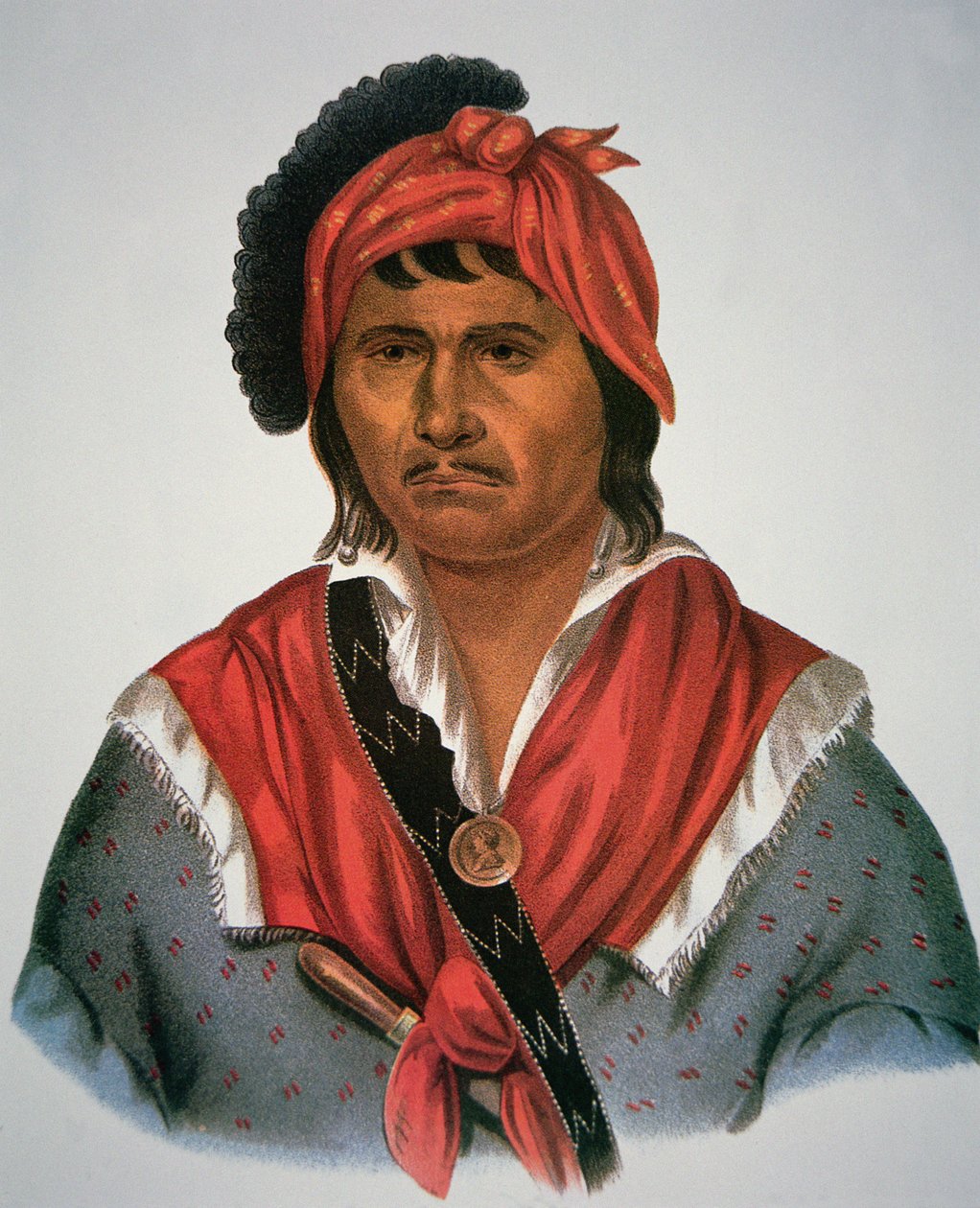 Wódz Neamathli autorstwa Charles Bird King
