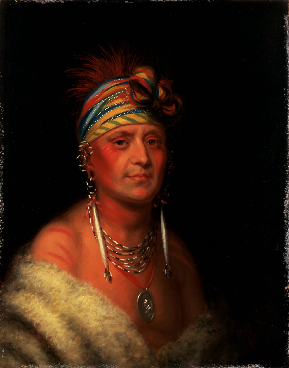 Shaumonekusse (wilk preriowy), Oto autorstwa Charles Bird King
