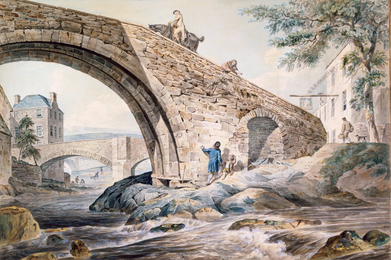Widok na mosty w Haywick autorstwa Charles Catton