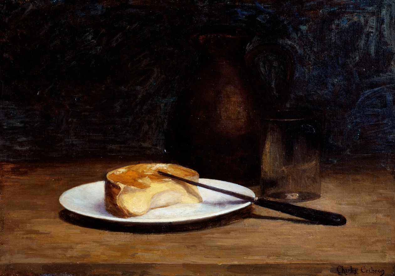 Martwa natura z pułkownikiem, 1900 autorstwa Charles Cesbron