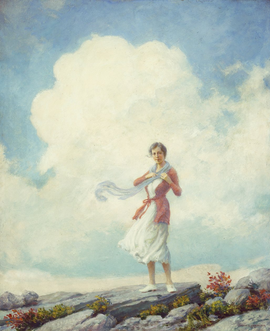 Na szczycie autorstwa Charles Courtney Curran