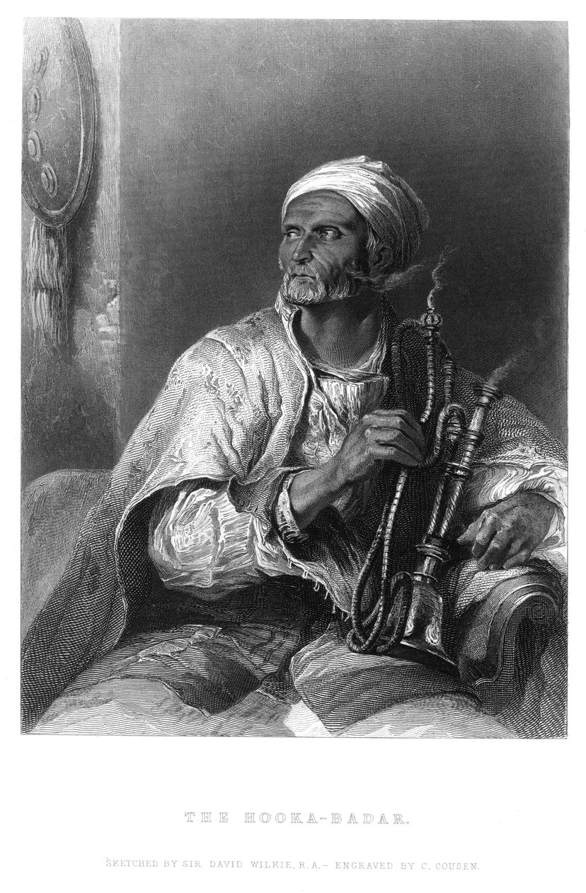 Hooka-Badar, ok. 1820-1850. autorstwa Charles Cousen