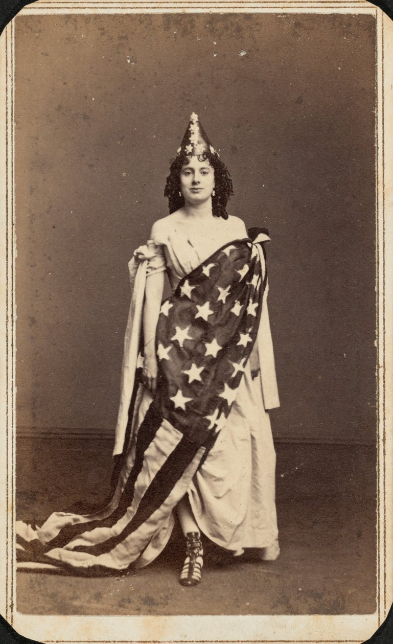 Isabelle "Belle" Freeman, ok. 1860 r. (zdjęcie) autorstwa Charles D. Fredricks