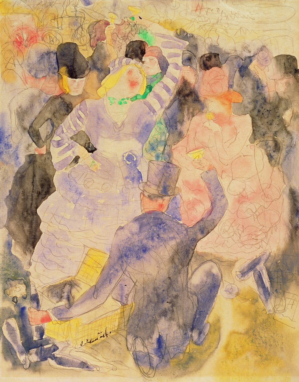 Rysunek dla Zolasa Nany, 1915-16 autorstwa Charles Demuth