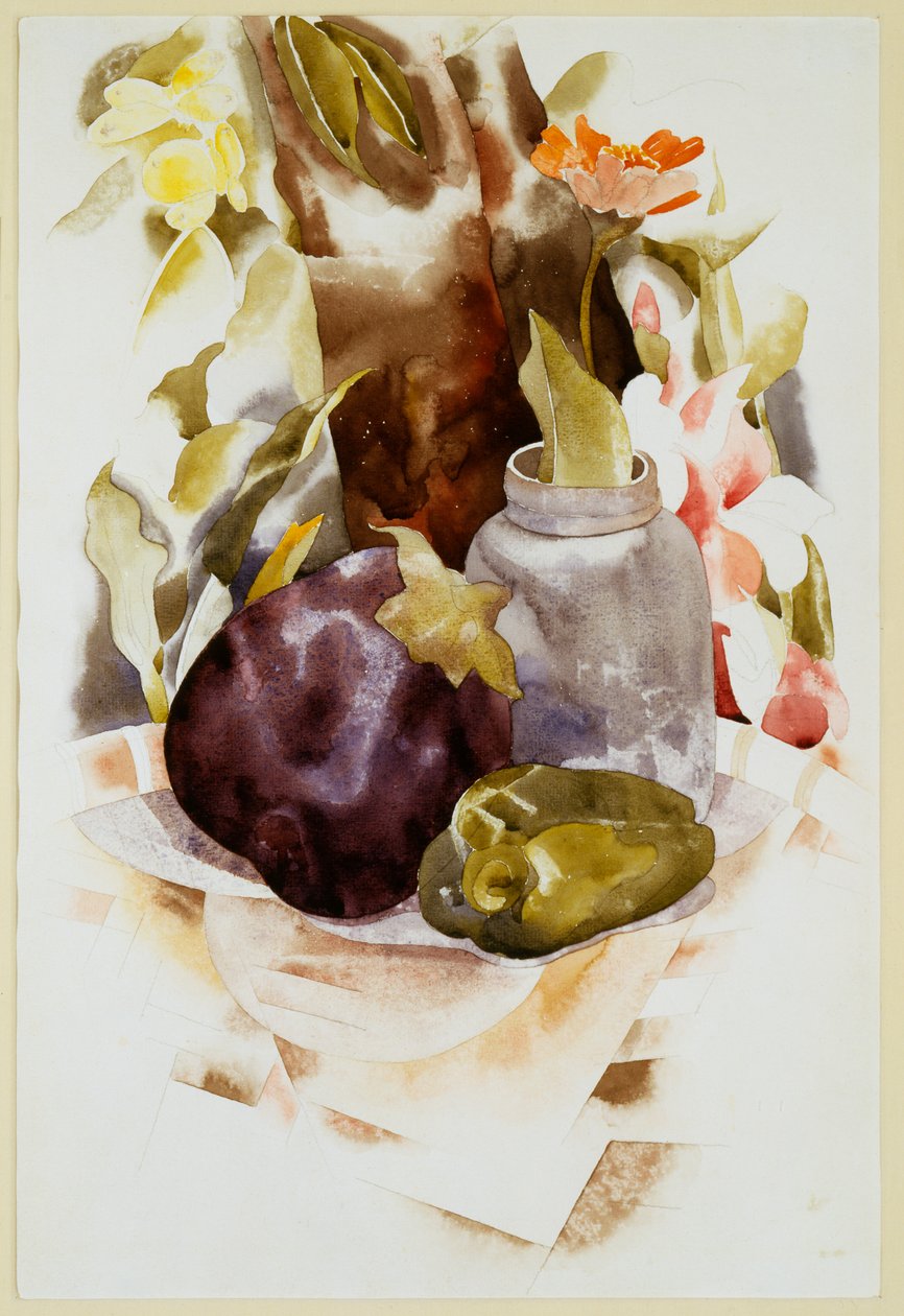 Bakłażan i Zielony Pieprz autorstwa Charles Demuth