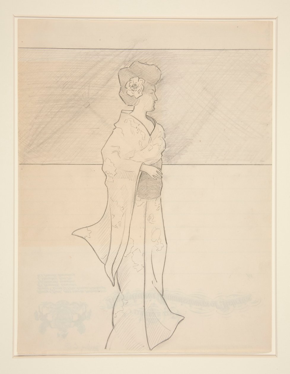 Japońska Pani autorstwa Charles Demuth
